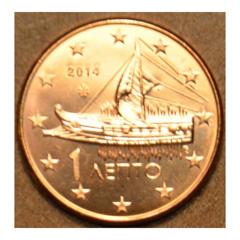 eurocoin eurocoins 1 cent Greece 2014 (UNC)