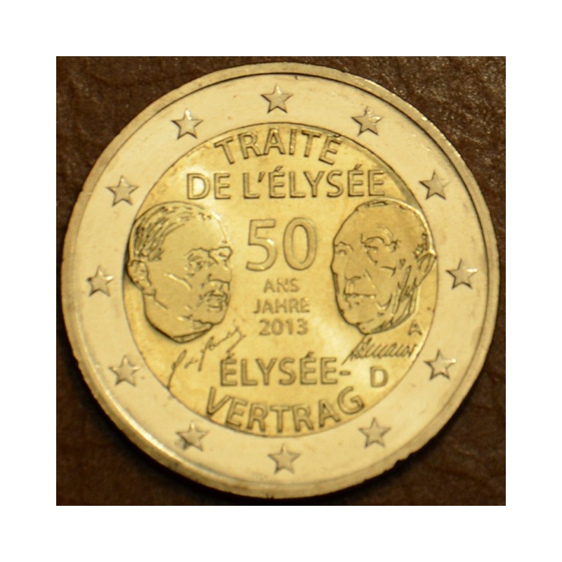 euroerme érme 2 Euro Németország 2013 \\"A\\" Elyseé Szerzõdés 50. ...
