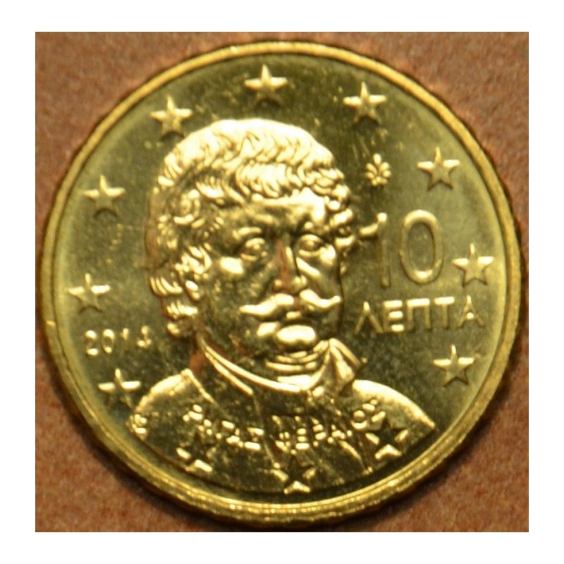 euroerme érme 10 cent Görögország 2014 (UNC)