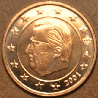 Euromince mince 1 cent Belgicko 2001 (UNC)