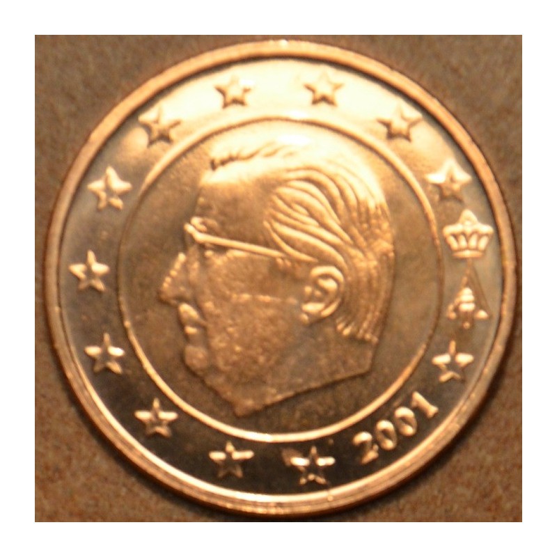 euroerme érme 1 cent Belgium 2001 (UNC)
