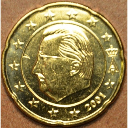 Euromince mince 20 cent Belgicko 2001 (UNC)