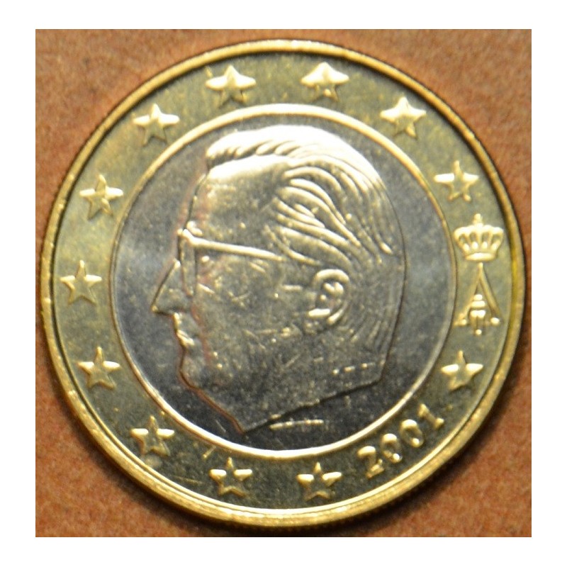 Euromince mince 1 Euro Belgicko 2001 (UNC)