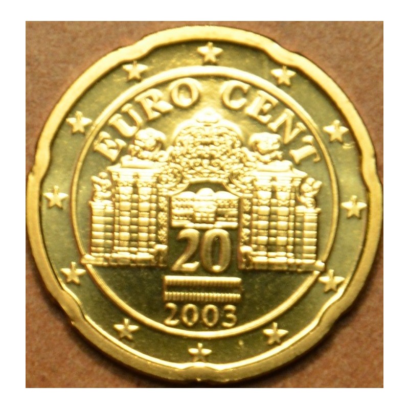 eurocoin eurocoins 20 cent Austria 2003 (UNC)