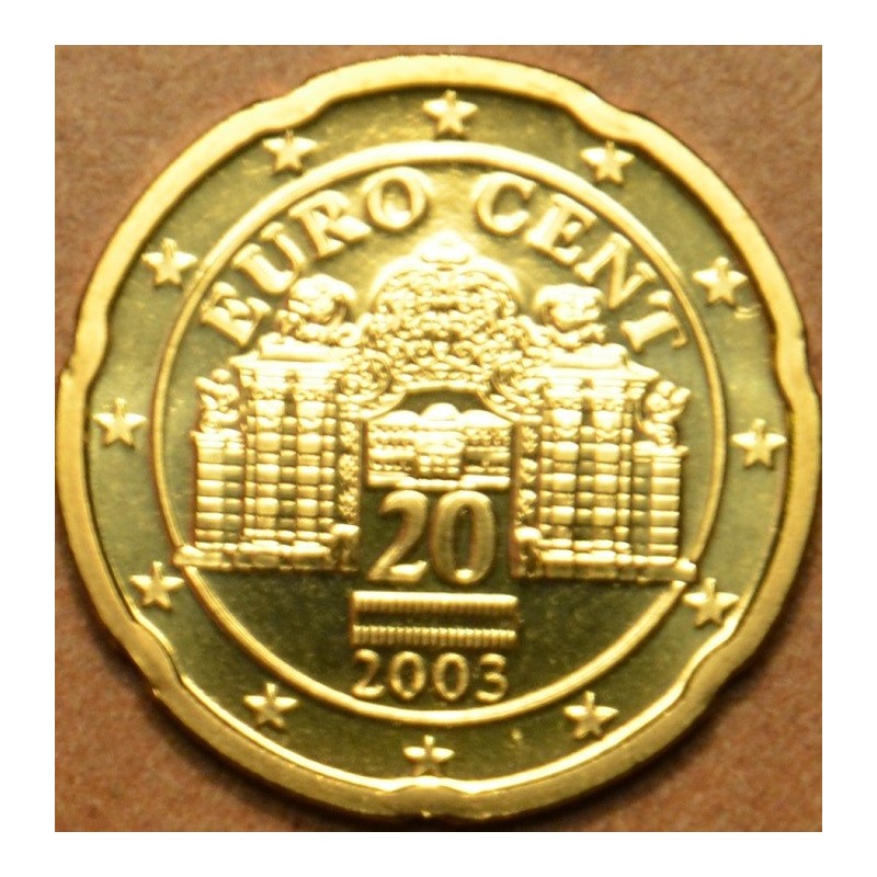 euroerme érme 20 cent Ausztria 2003 (UNC)