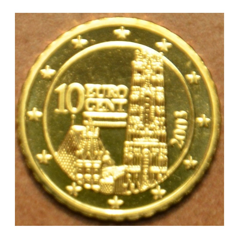 euroerme érme 10 cent Ausztria 2003 (UNC)
