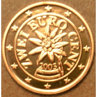 euroerme érme 2 cent Ausztria 2003 (UNC)