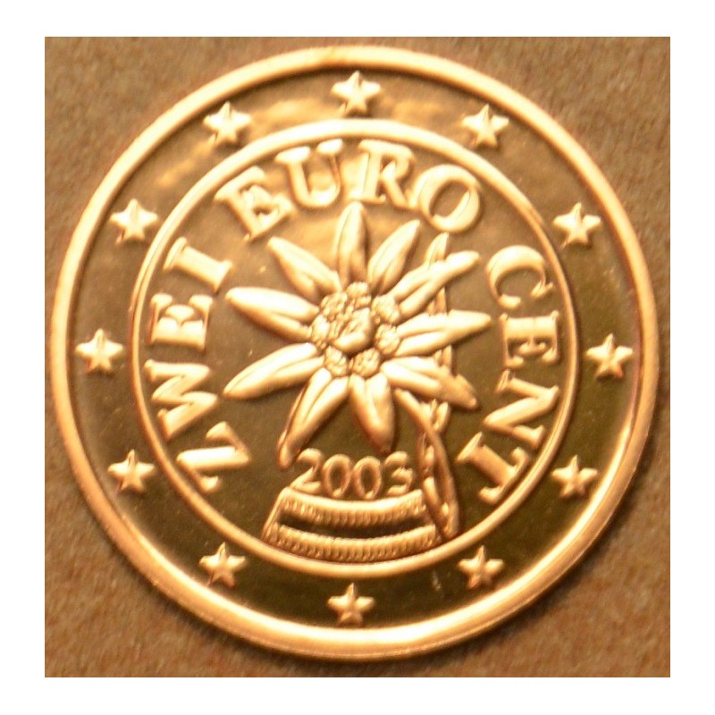 eurocoin eurocoins 2 cent Austria 2003 (UNC)