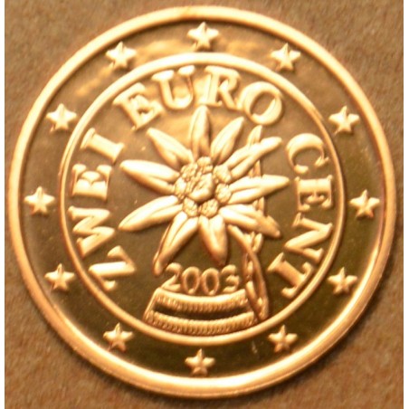 euroerme érme 2 cent Ausztria 2003 (UNC)