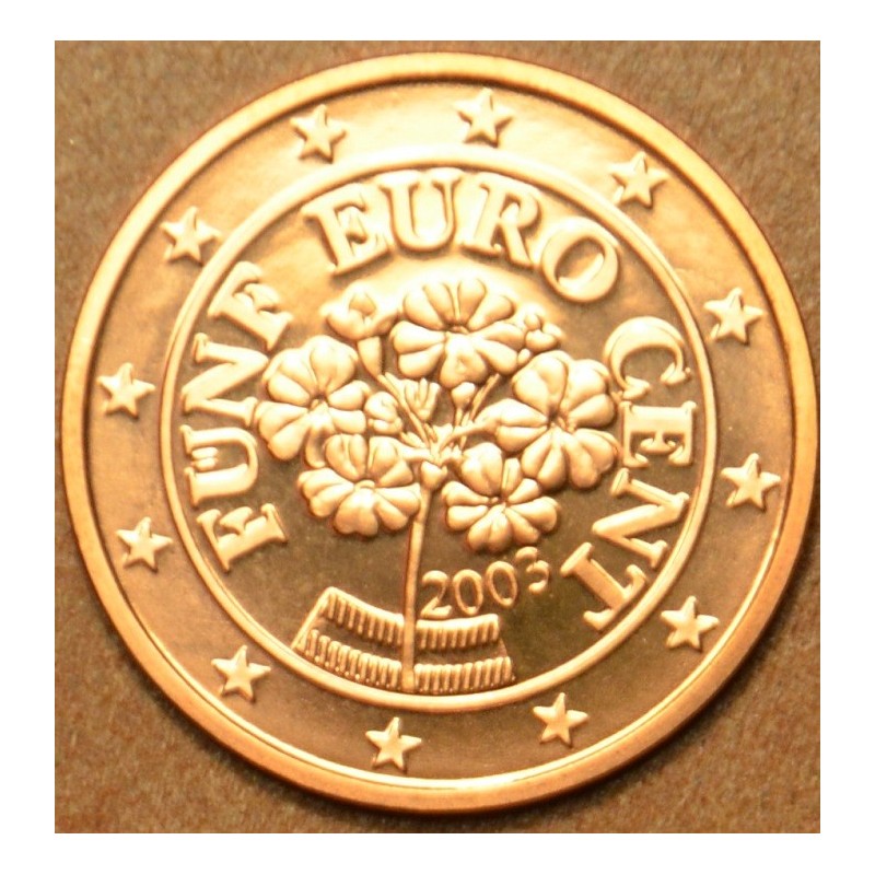 euroerme érme 5 cent Ausztria 2003 (UNC)