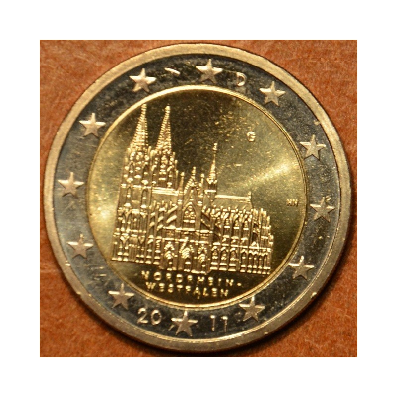 euroerme érme 2 Euro Németország 2011 \\"G\\" Nordehein-Westfalen: ...