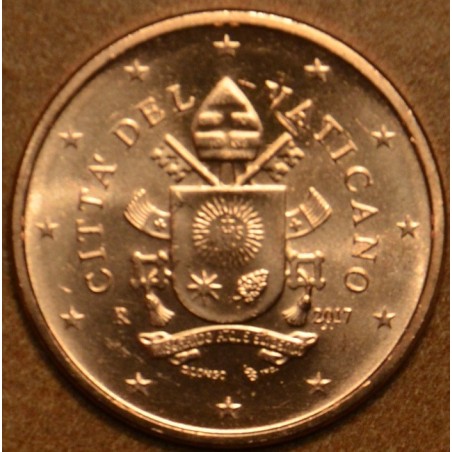 Euromince mince 5 cent Vatikán 2017 (BU)