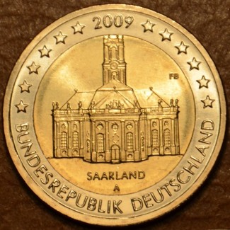 eurocoin eurocoins 2 Euro Germany 2009 \\"A\\" Ludwigskirche in Saa...