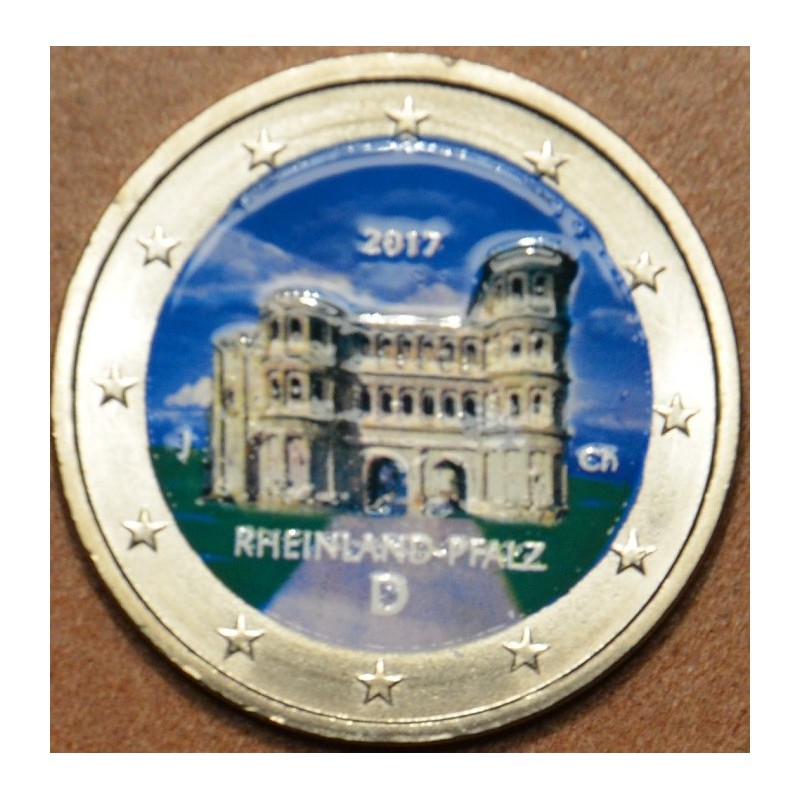 eurocoin eurocoins 2 Euro Germany \\"J\\" 2017 - Rheinland-Pfalz: P...