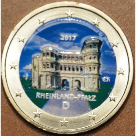 Euromince mince 2 Euro Nemecko \\"J\\" 2017 - Porýnie-Falcko: Porta...