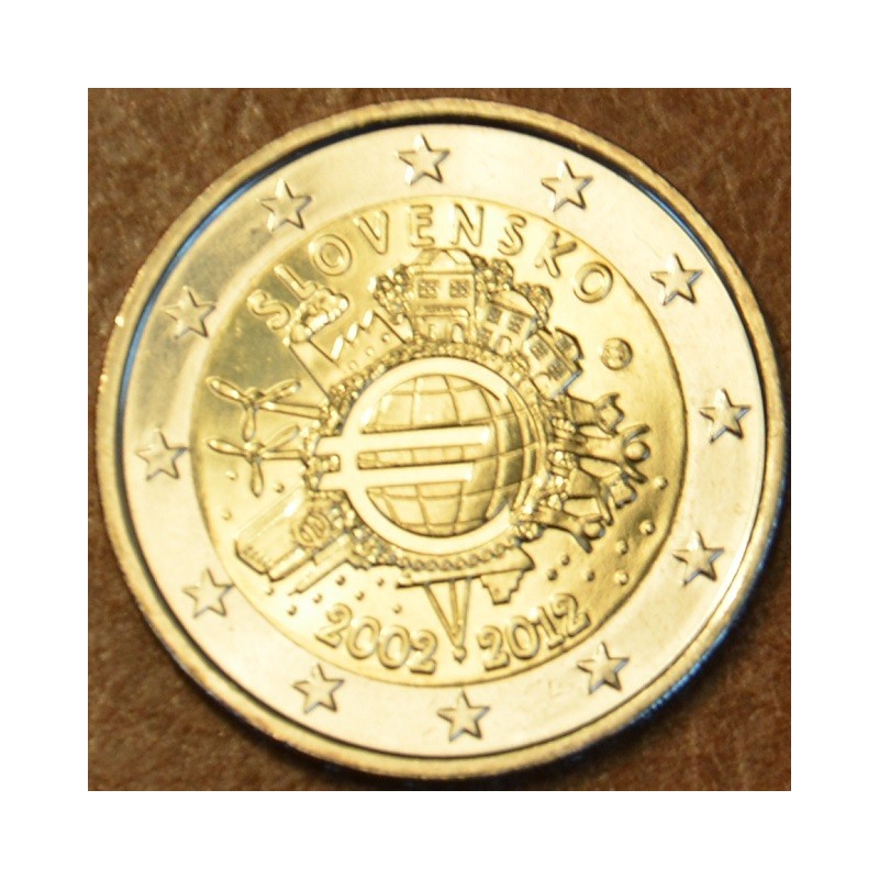 euroerme érme 2 Euro Szlovákia 2012 - Az Euro 10. évfordulója (UNC)