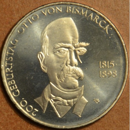 euroerme érme 10 Euro Németország \\"A\\" 2015 Otto von Bismarck (UNC)