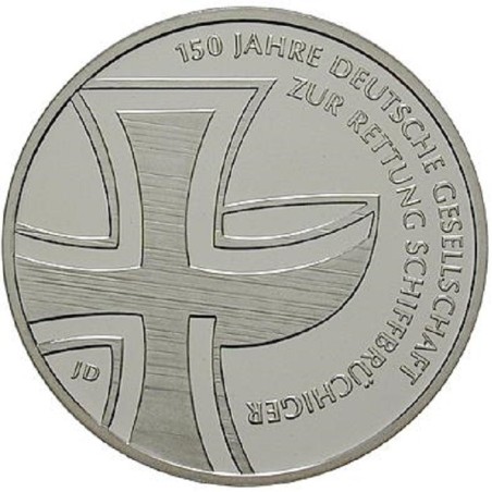 eurocoin eurocoins 10 Euro Germany \\"J\\" 2015 Schiffbruchiger (UNC)