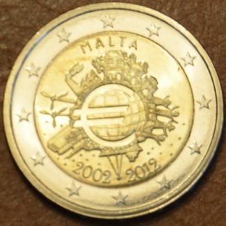 Euromince mince 2 Euro Malta 2012 - 10. výročia vzniku Eura (UNC)