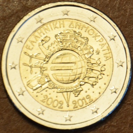 euroerme érme 2 Euro Görögország 2012 - Az Euro 10. évfordulója (UNC)
