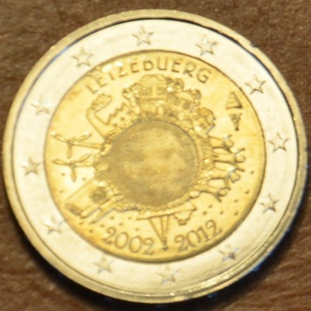 eurocoin eurocoins 2 Euro Luxembourg 2012 - Ten years of Euro (UNC)
