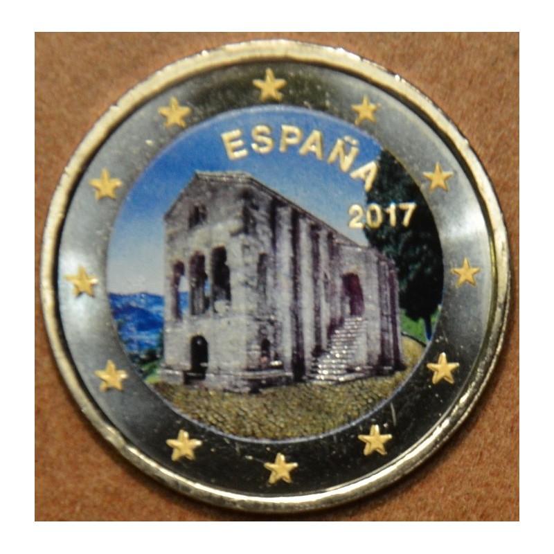 euroerme érme 2 Euro Spanyolország 2017 - Oviedo: Santa María del N...