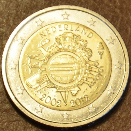 Euromince mince 2 Euro Holandsko 2012 - 10. výročia vzniku Eura (UNC)