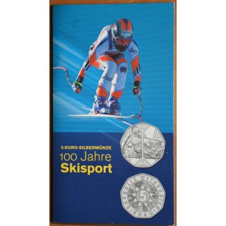 euroerme érme 5 Euro Ausztria 2005 - A sízés 100 éve (BU)