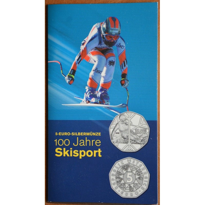 Euromince mince 5 Euro Rakúsko 2005 - Lyžovanie (BU)