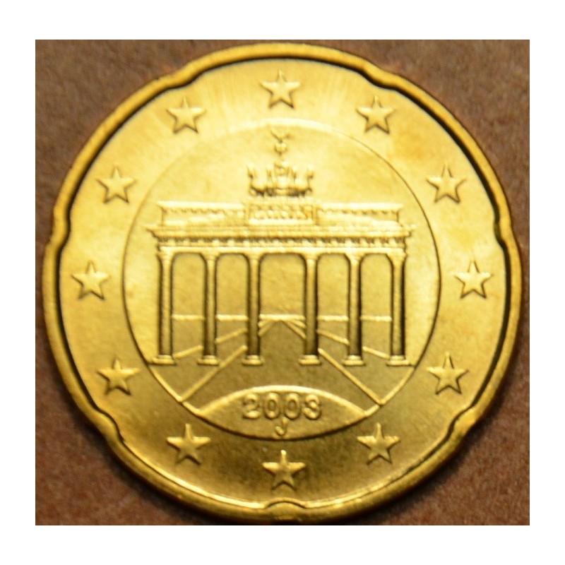 Euromince mince 20 cent Nemecko \\"J\\" 2003 (UNC)
