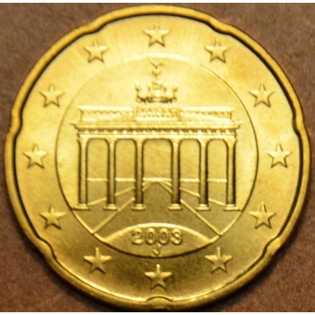 eurocoin eurocoins 20 cent Germany \\"J\\" 2003 (UNC)
