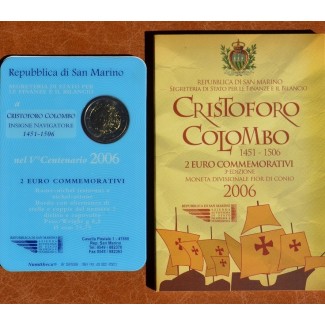 Euromince mince 2 Euro San Marino 2006 - 500. výročie smrti Krištof...