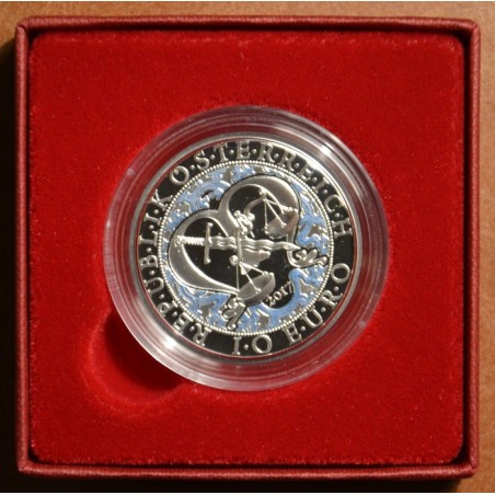 Euromince mince 10 Euro Rakúsko 2017 - Strážny anjel Michal (Proof)