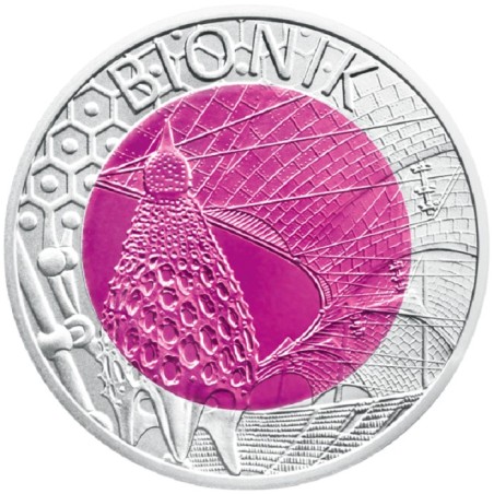eurocoin eurocoins 25 Euro Austria 2012 - silver niobium coin Bioni...