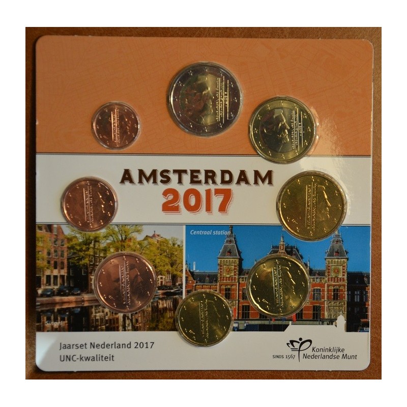 eurocoin eurocoins Set of 8 coins Netherlands 2017 (UNC)