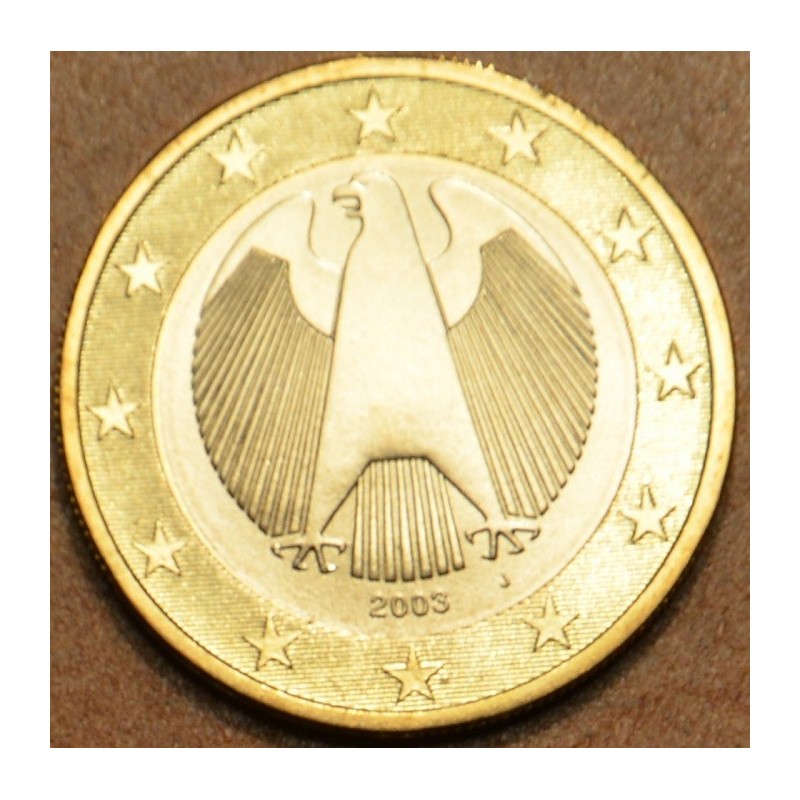 Euromince mince 1 Euro Nemecko \\"J\\" 2003 (UNC)