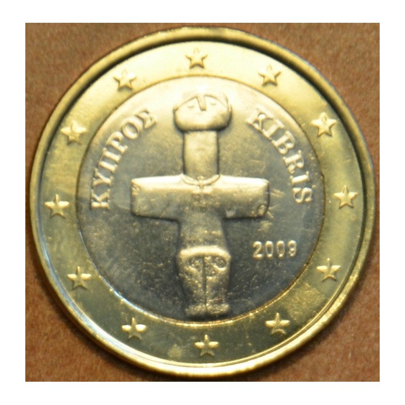 eurocoin eurocoins 1 Euro Cyprus 2009 (UNC)