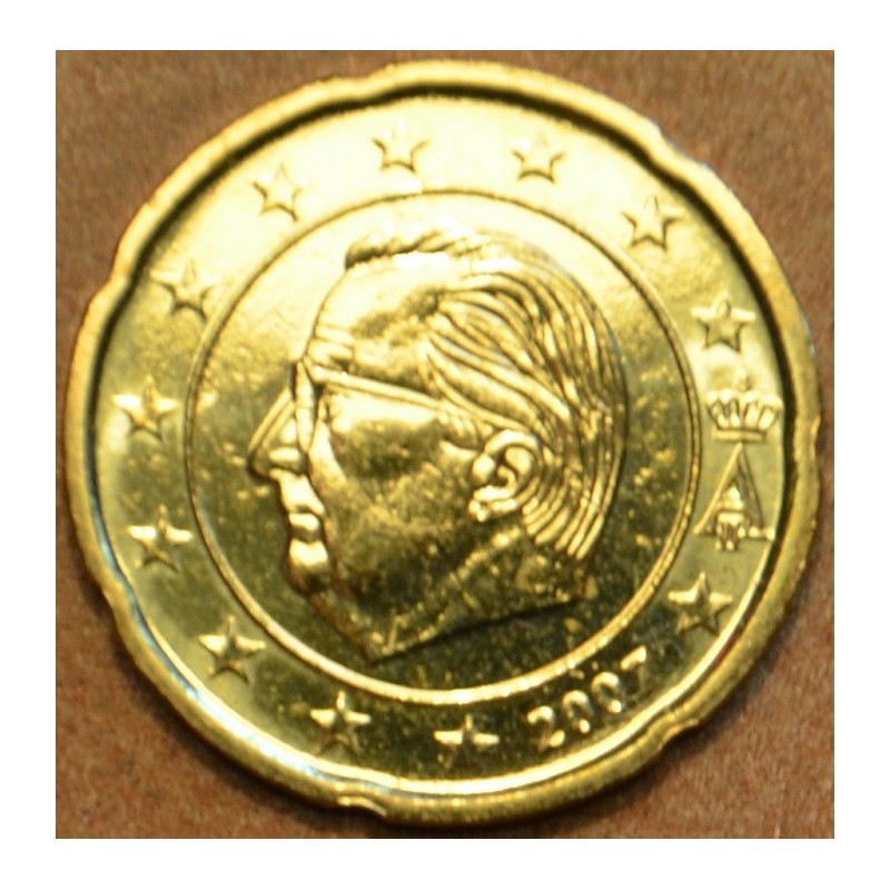 Euromince mince 20 cent Belgicko 2007 (UNC)