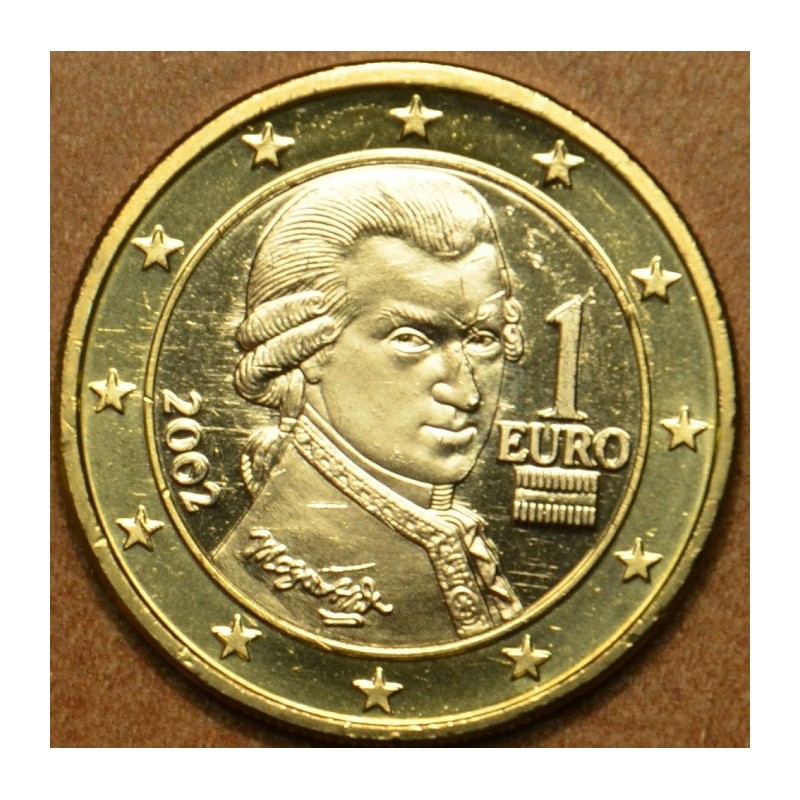 Euromince mince 1 Euro Rakúsko 2002 (UNC)