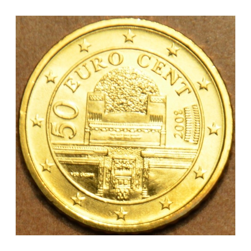 Euromince mince 50 cent Rakúsko 2008 (UNC)