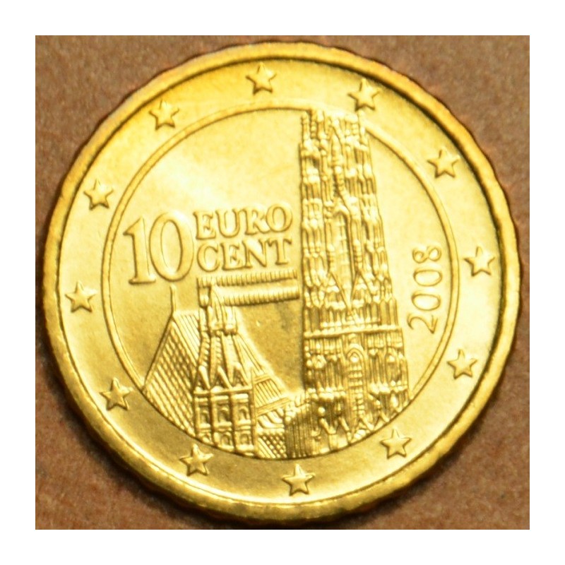 eurocoin eurocoins 10 cent Austria 2008 (UNC)