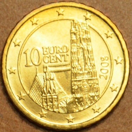 eurocoin eurocoins 10 cent Austria 2008 (UNC)