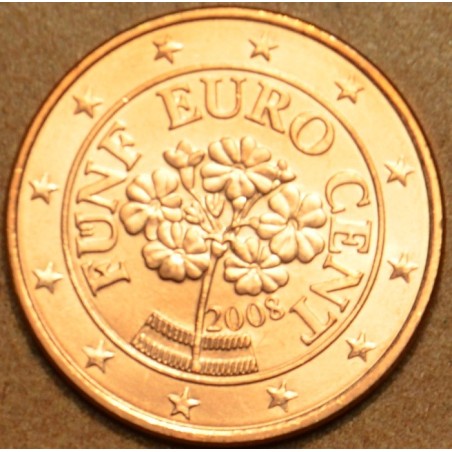 eurocoin eurocoins 5 cent Austria 2008 (UNC)