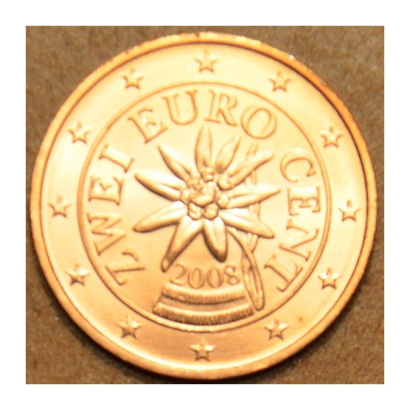 Euromince mince 2 cent Rakúsko 2008 (UNC)
