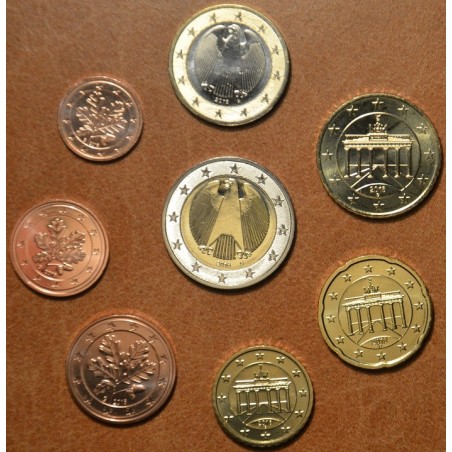 Euromince mince Nemecko 2010 \\"A\\" sada 8 mincí (UNC)