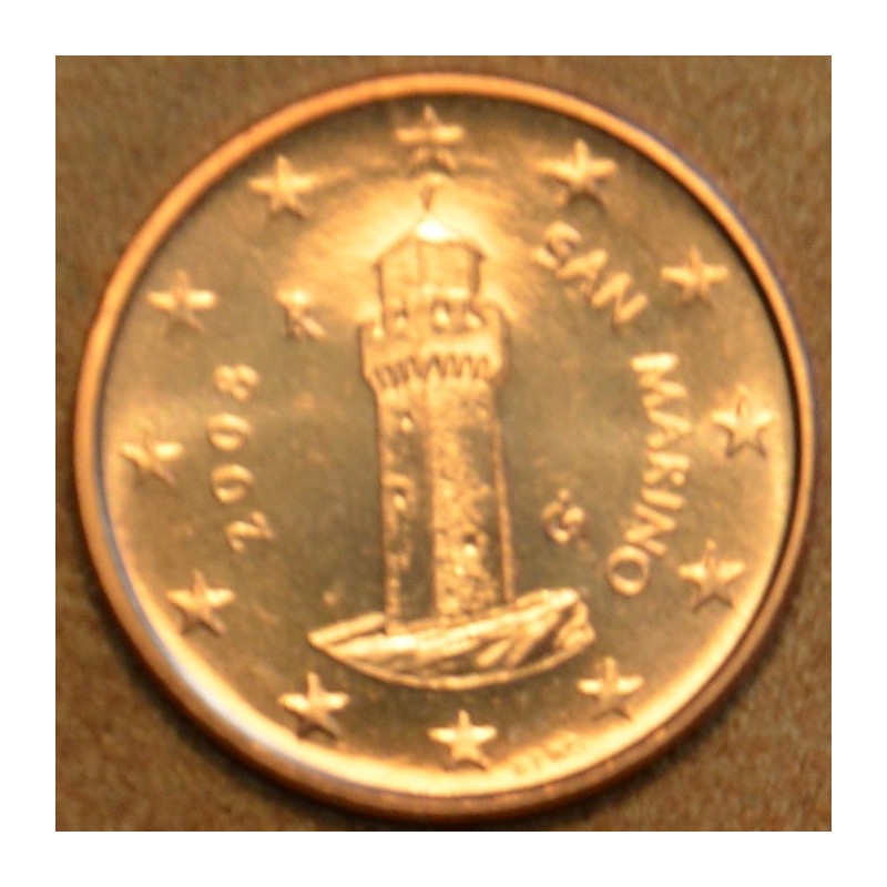 eurocoin eurocoins 1 cent San Marino 2008 (UNC)