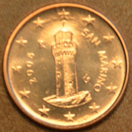 Euromince mince 1 cent San Marino 2008 (UNC)
