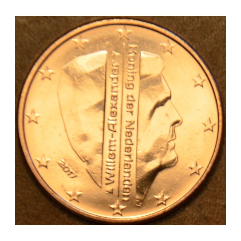 Euromince mince 1 cent Holandsko 2017 - Kráľ Willem Alexander (UNC)