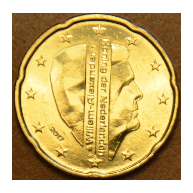 Euromince mince 20 cent Holandsko 2017 - Kráľ Willem Alexander (UNC)