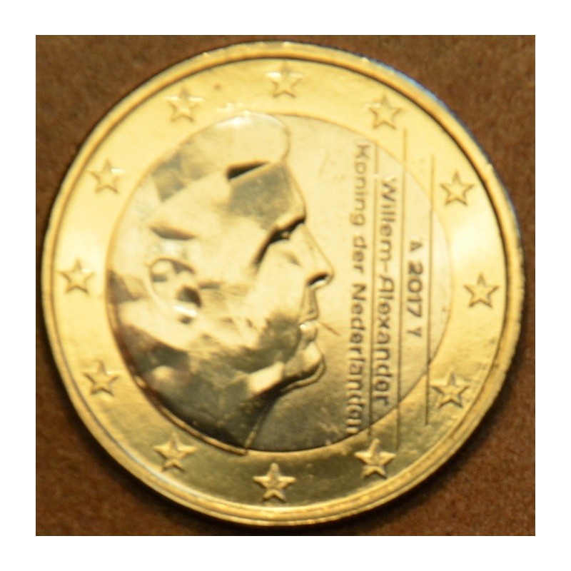 Euromince mince 1 Euro Holandsko 2017 - Kráľ Willem Alexander (UNC)